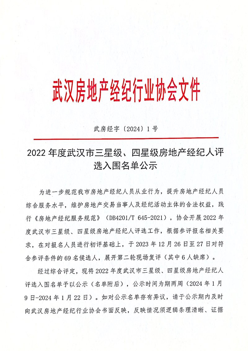 2022年度星级评选入围名单公示01